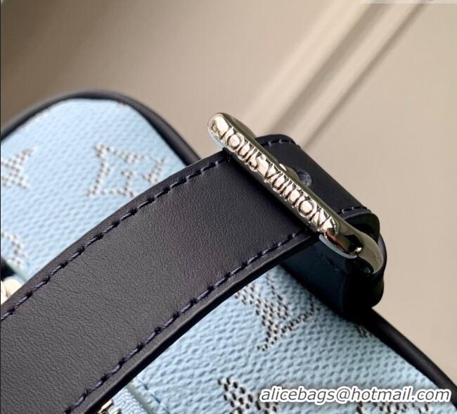 Well Crafted Louis Vuitton Mens Locker Dopp Kit Cluch in Monogram Heritage Canvas M14839 Blue 2025