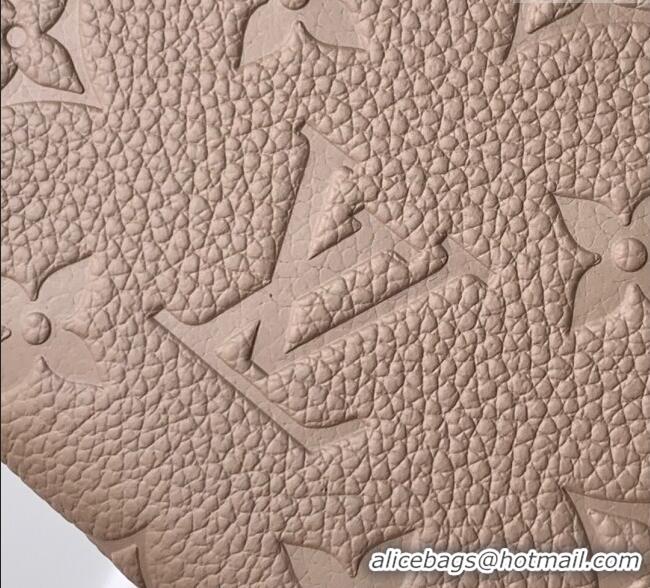 Modern Design Louis Vuitton Zippy Coin Purse Wallet in Beige Monogram Empreinte Calf Leather M60574 2025