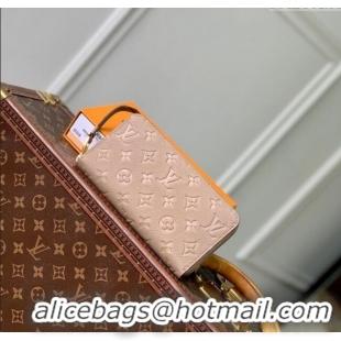 Well Crafted Louis Vuitton Zippy Wallet in Monogram Empreinte Leather M69034 Beige 2025