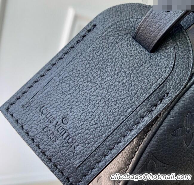 Top Grade Louis Vuitton Mens Hamac Bag PM in Monogram Shadow Leather M12510 Black 2025