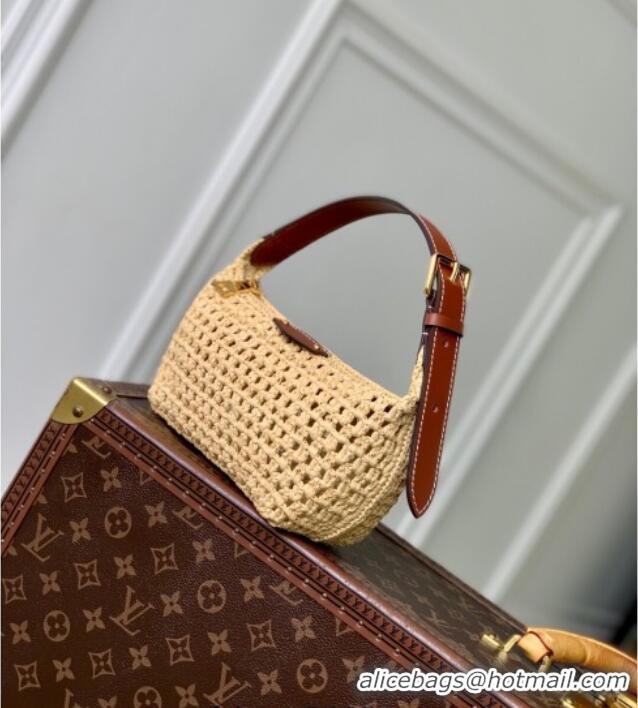 Traditional Specials Louis Vuitton Hills Pochette Mini Bag Raffia Straw M14304 2025