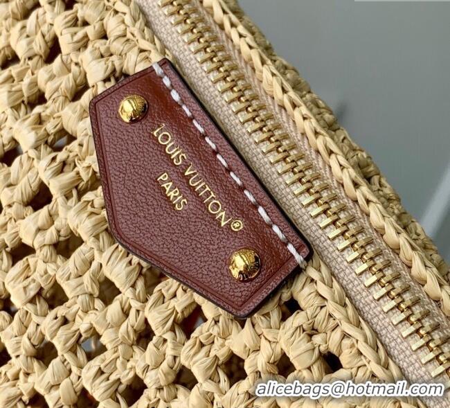Traditional Specials Louis Vuitton Hills Pochette Mini Bag Raffia Straw M14304 2025
