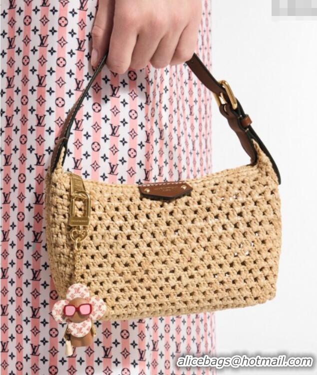 Traditional Specials Louis Vuitton Hills Pochette Mini Bag Raffia Straw M14304 2025