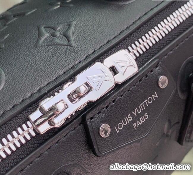 Low Cost Louis Vuitton Speedy Trunk 20 bag in Black Monogram Leather M14575 2025
