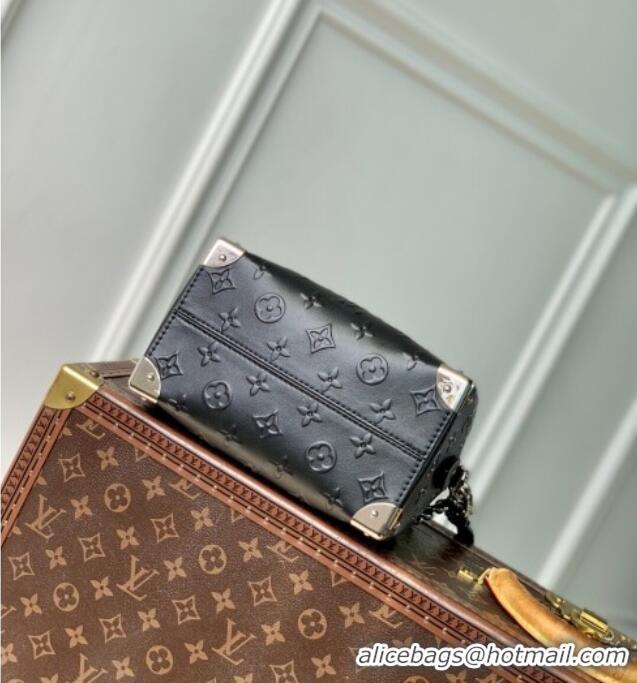 Low Cost Louis Vuitton Speedy Trunk 20 bag in Black Monogram Leather M14575 2025