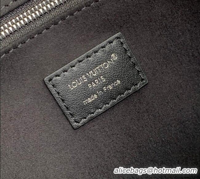 Luxury Cheap Louis Vuitton OnTheGo Tote Bag in Monogram Leather M14576 Black 2025