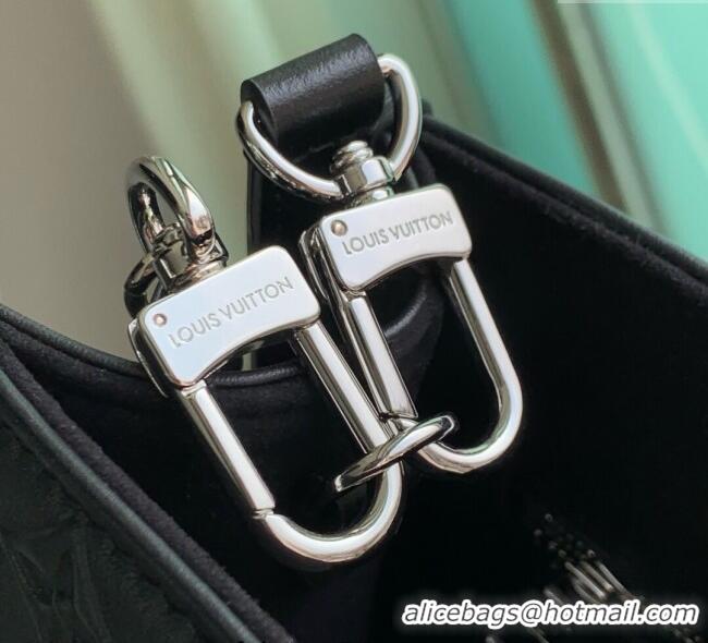Luxury Cheap Louis Vuitton OnTheGo Tote Bag in Monogram Leather M14576 Black 2025