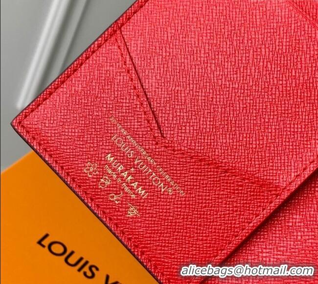 Well Crafted Louis Vuitton LV x TM Passport Cover in Cherry Monogram Canvas M13424 Brown 2025