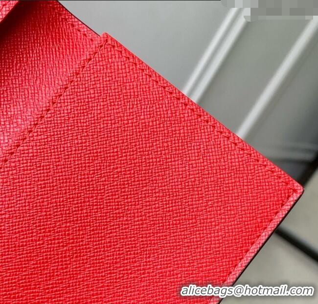 Well Crafted Louis Vuitton LV x TM Passport Cover in Cherry Monogram Canvas M13424 Brown 2025