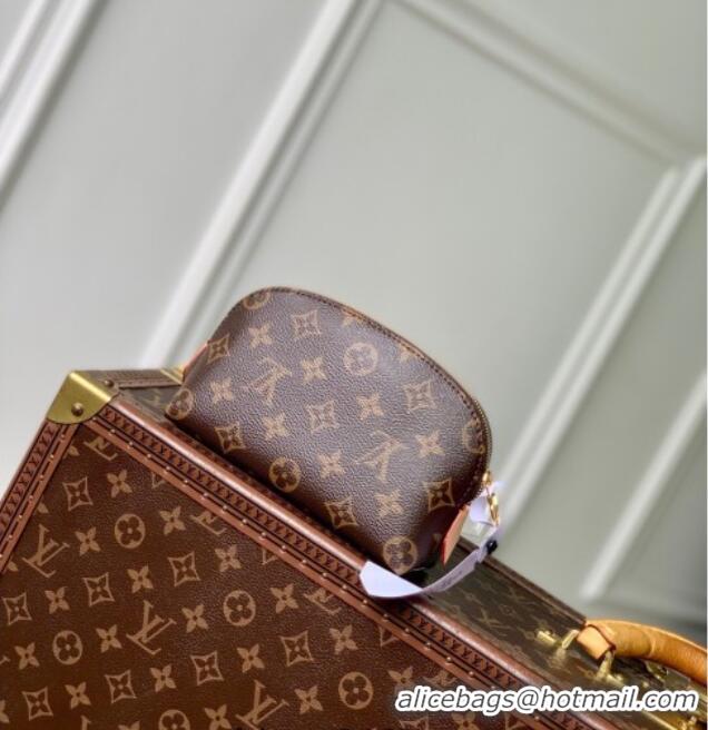 Well Crafted Louis Vuitton LV x TM Cosmetic Pouch in Cherry Monogram Canvas M47515 Brown 2025