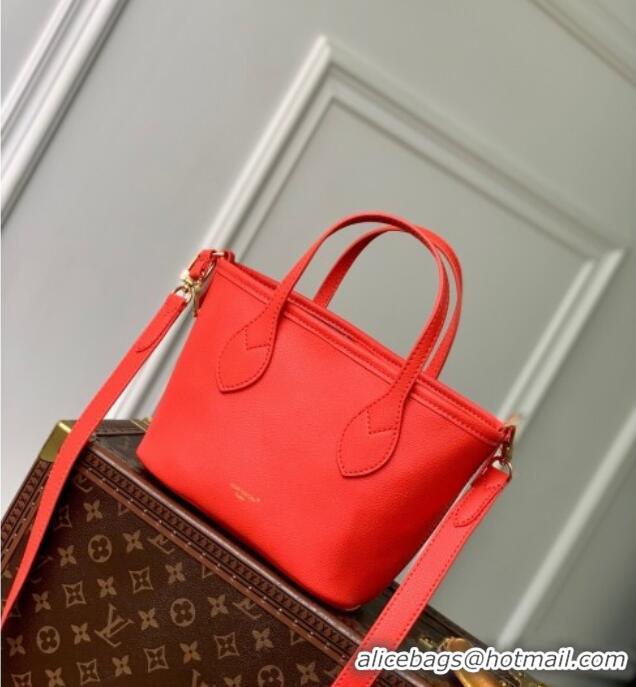 Top Quality Louis Vuitton LV x TM Neverfull Inside Out BB Tote Bag in Blue Cherry Monogram Denim M14997 2025