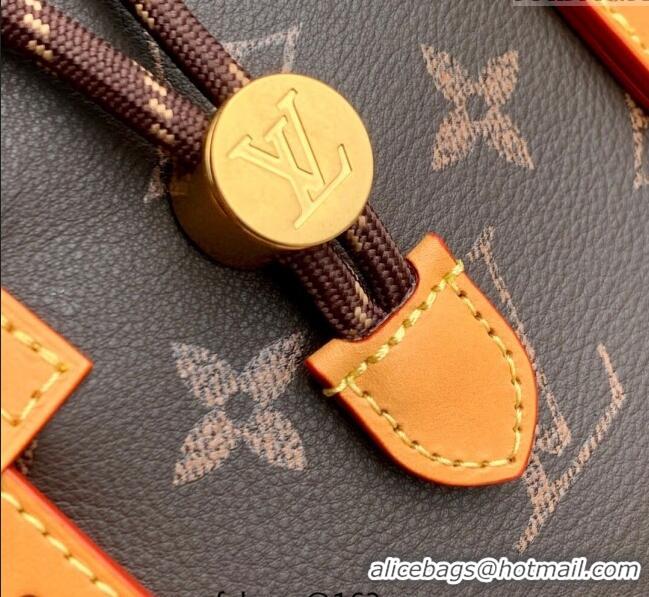 Top Grade Louis Vuitton Mens Christopher MM Backpack Bag in Monogram Canvas and Leather M14038 Apricot 2025