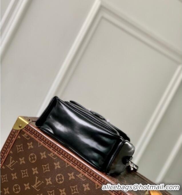 Popular Style Louis Vuitton Mens Cargo Wearable Wallet Mini Bag Calf leather M13989 Black 2025