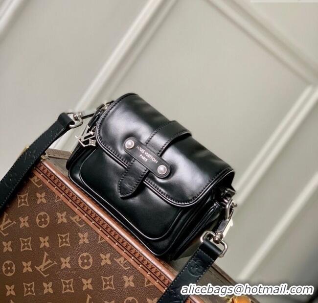 Popular Style Louis Vuitton Mens Cargo Wearable Wallet Mini Bag Calf leather M13989 Black 2025