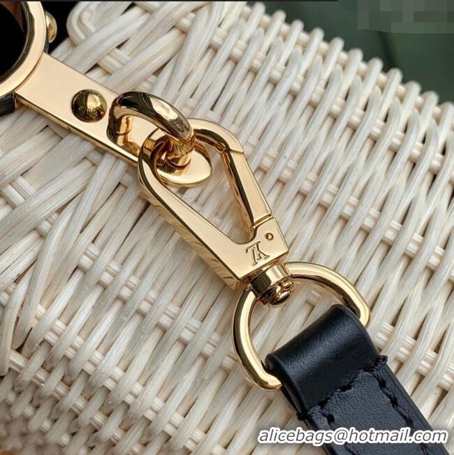 Unique Grade Louis Vuitton Capucines Mini Bag in Rattan and Leather M26003 Black 2025