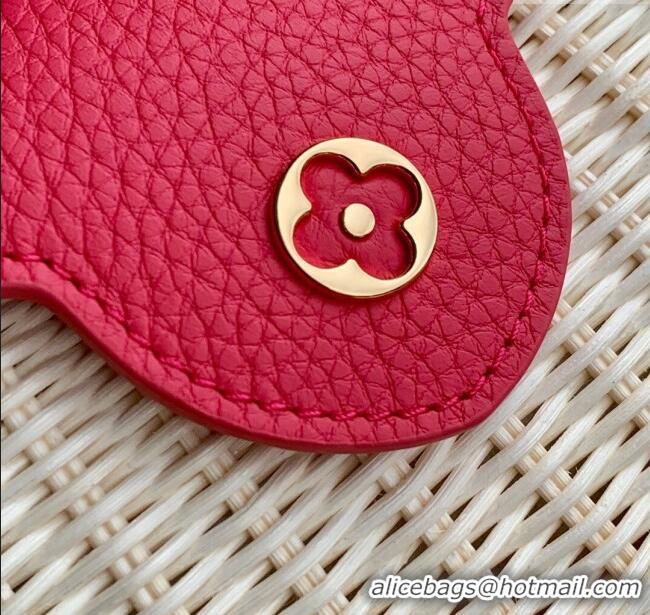 Luxury Cheap Louis Vuitton Capucines Mini Bag in Rattan and Leather M26005 Red 2025