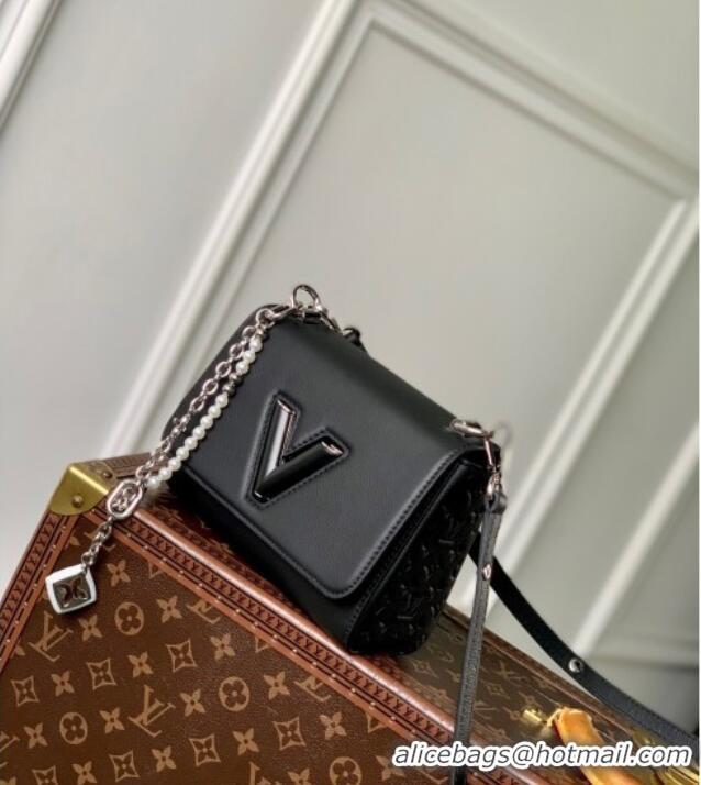 Promotional Louis Vuitton Twist PM Slim bag in Leather M14636 Black 2025