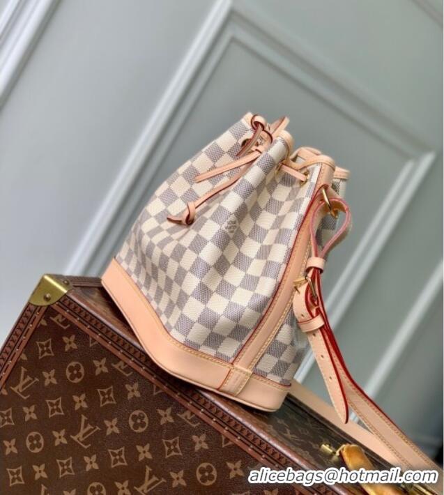 Top Design Low Price Louis Vuitton Noe BB Bucket bag in Damier Azur Canvas N40594 2025