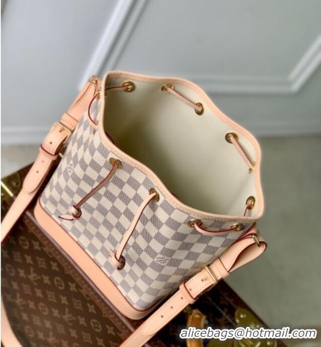 Top Design Low Price Louis Vuitton Noe BB Bucket bag in Damier Azur Canvas N40594 2025