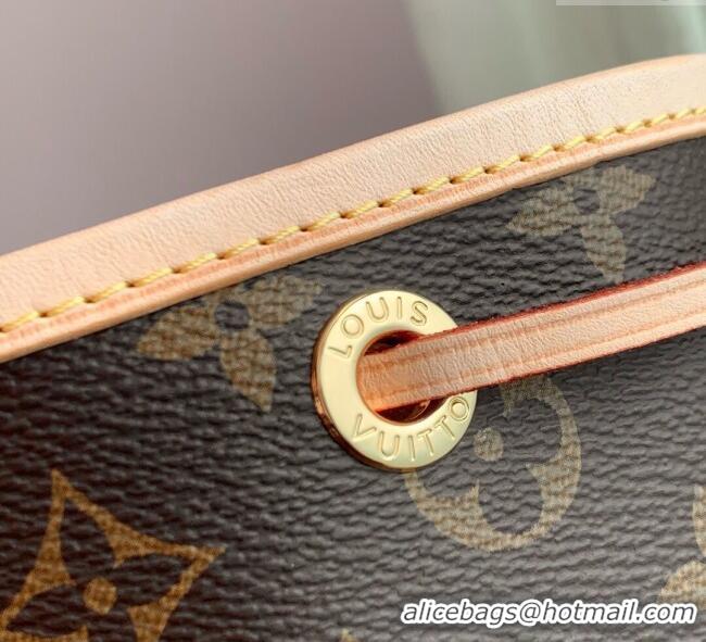 Luxury Cheap Louis Vuitton Noe BB Bucket bag in Monogram Canvas M46983 2025