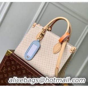 Promotional Louis Vuitton Onthego PM Tote Bag in Micro Monogram Leather M15138 Sand White/beige 2025