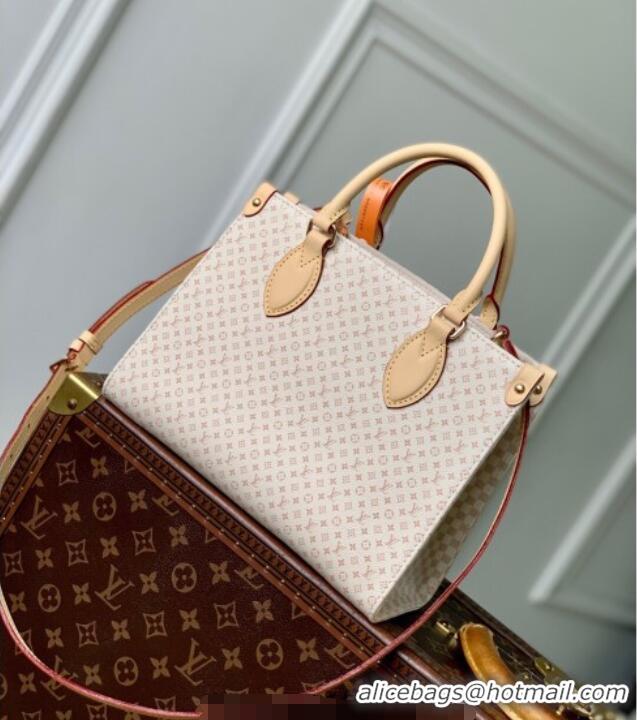 Promotional Louis Vuitton Onthego PM Tote Bag in Micro Monogram Leather M15138 Sand White/beige 2025