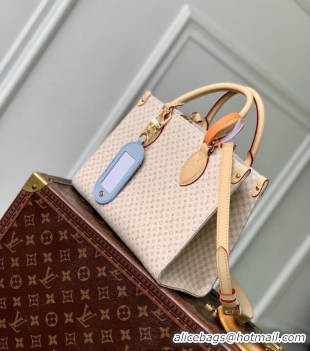 Promotional Louis Vuitton Onthego PM Tote Bag in Micro Monogram Leather M15138 Sand White/beige 2025