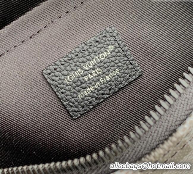 Well Crafted Louis Vuitton Mens Keepall Bandouliere 25 Bag in Damoflage Canvas M14919 Black 2025