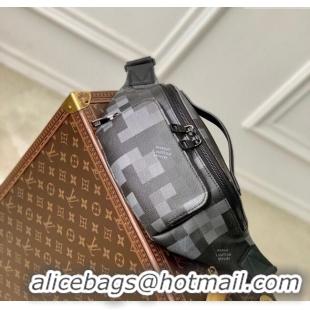 New Style Louis Vuitton Mens Rush Bumbag in Damoflage Black Canvas M14920 2025