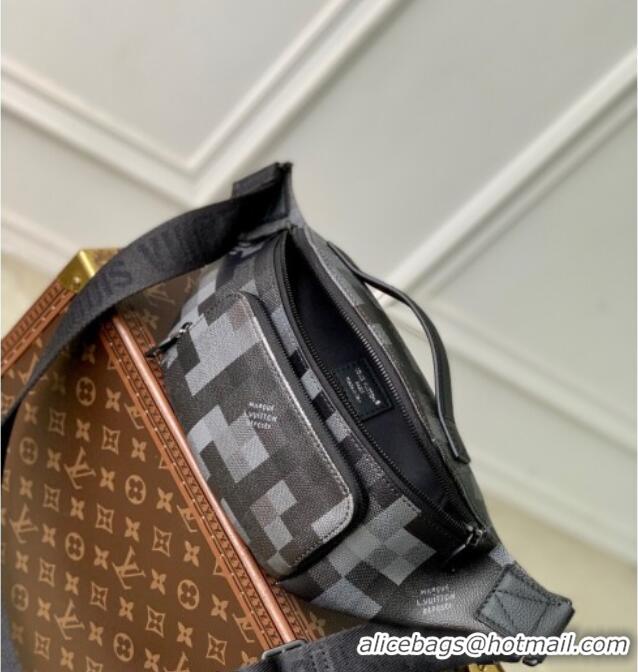 New Style Louis Vuitton Mens Rush Bumbag in Damoflage Black Canvas M14920 2025