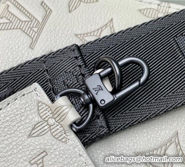 Buy Cheap Louis Vuitton Mens Gaston Wearable Wallet in Monogram Shadow Leather M81115 Grey 2025