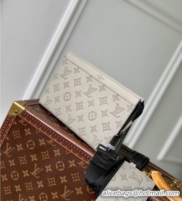 Buy Cheap Louis Vuitton Mens Gaston Wearable Wallet in Monogram Shadow Leather M81115 Grey 2025