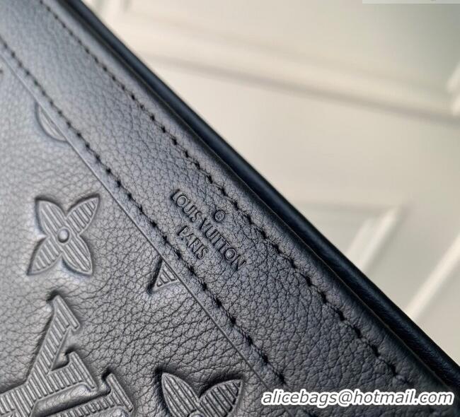 Low Cost Louis Vuitton Mens Gaston Wearable Wallet in Monogram Shadow Leather M81115 Black 2025