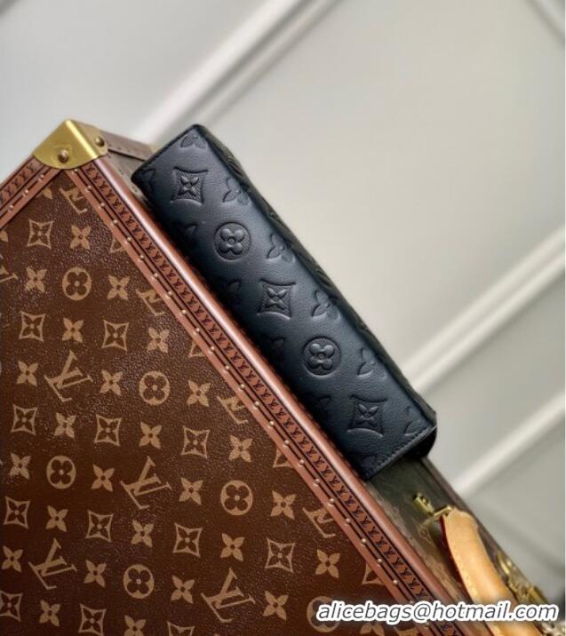 Low Cost Louis Vuitton Mens Gaston Wearable Wallet in Monogram Shadow Leather M81115 Black 2025
