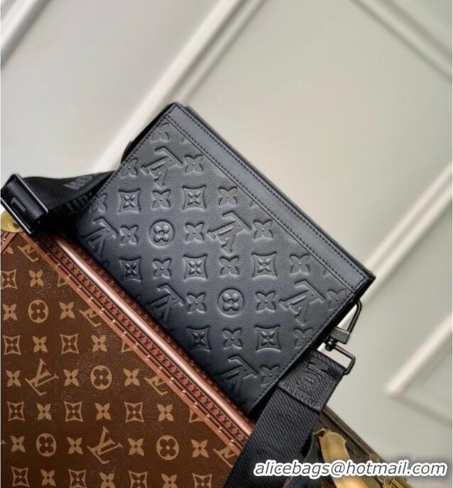 Low Cost Louis Vuitton Mens Gaston Wearable Wallet in Monogram Shadow Leather M81115 Black 2025