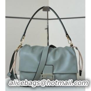 Super Quality Fendi Mamma Baguette Large Bag in Nappa Leather 8677L Green 2025