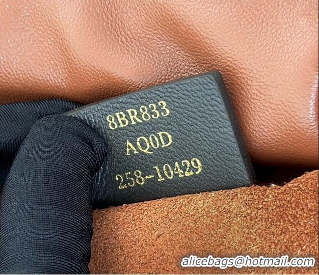 Good Taste Fendi Mamma Baguette Large Bag in Nappa Leather 8677L Brown 2025