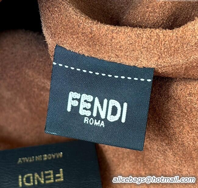 Good Taste Fendi Mamma Baguette Large Bag in Nappa Leather 8677L Brown 2025