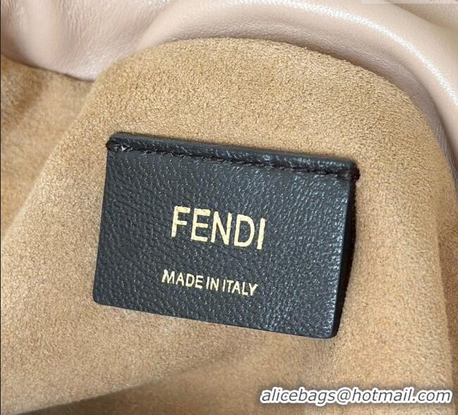 Famous Brand Fendi Mamma Baguette Large Bag in Nappa Leather 8677L Pale Pink 2025