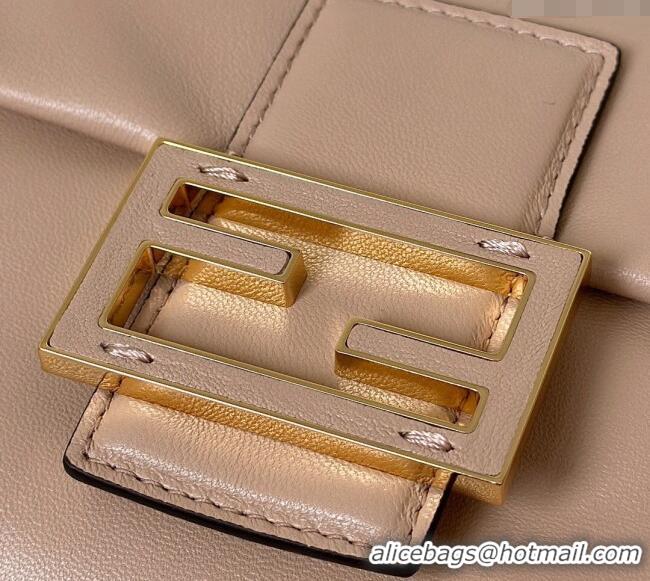 Famous Brand Fendi Mamma Baguette Large Bag in Nappa Leather 8677L Pale Pink 2025