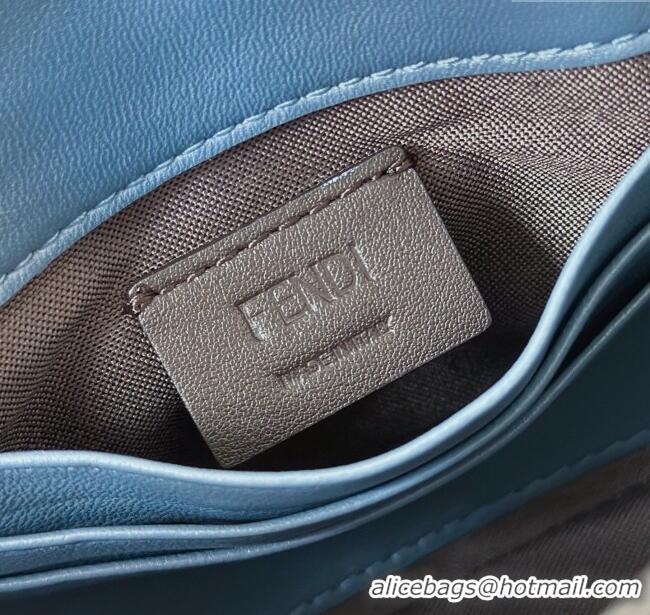 Buy Cheapest Fendi Baguette Mini Nappa Leather Bag 0135S Dark Blue 2025
