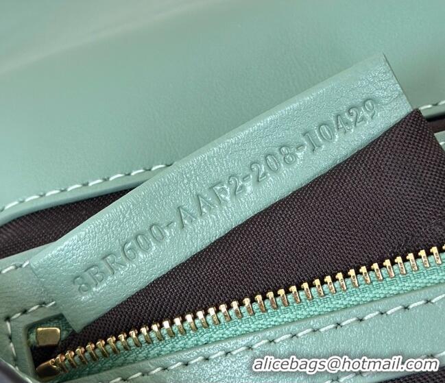 Top Grade Fendi Baguette Medium Nappa Leather Bag 0135M Green 2025
