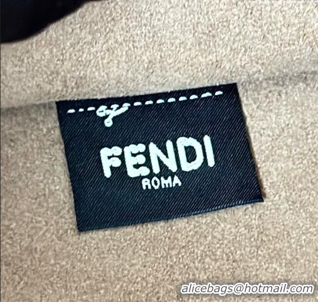Fashion Discount Fendi Sunshine Shopper Medium Bag in FF Leather 8597L White 2025