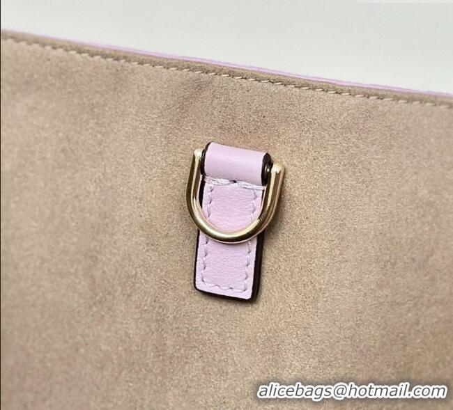 Best Quality Fendi Sunshine Shopper Medium Bag in FF Leather 8597L Purple 2025