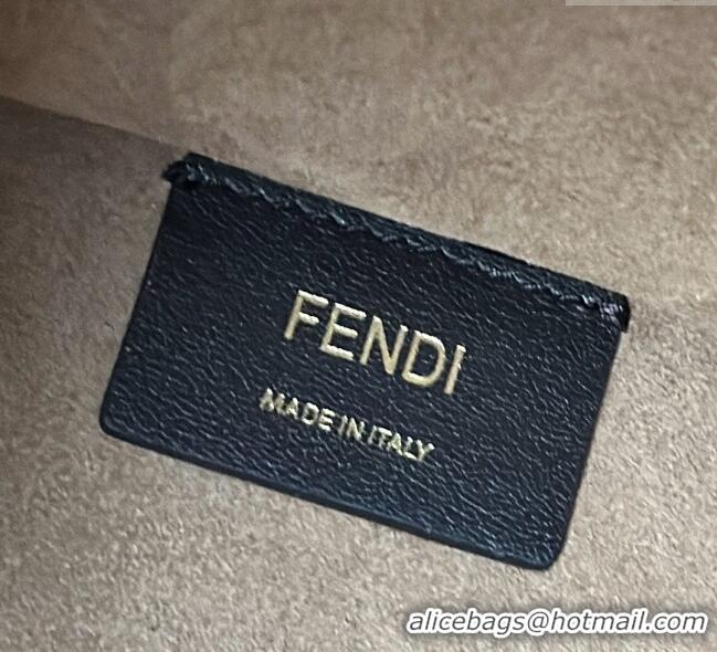 Best Quality Fendi Sunshine Shopper Medium Bag in FF Leather 8597L Purple 2025