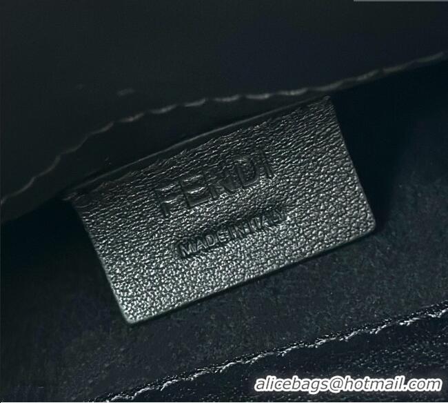 Well Crafted Fendi Mini Sunshine Shopper Bag in FF Leather 8597S Black 2025
