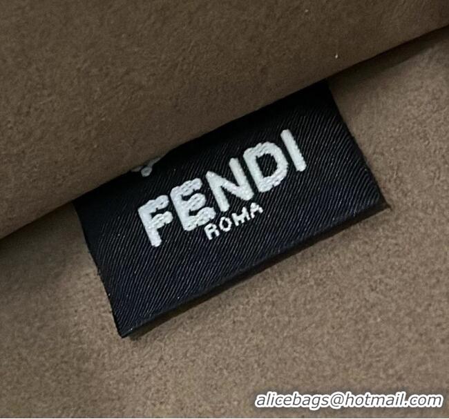 Top Grade Fendi Sunshine Small Tote Bag in FF 8618 Blue Denim 2025