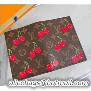 Trendy Design Louis Vuitton LV x TM Cerise Cherry Passport Cover M13424 2025