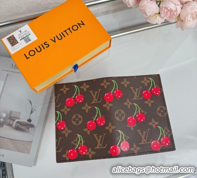 Trendy Design Louis Vuitton LV x TM Cerise Cherry Passport Cover M13424 2025