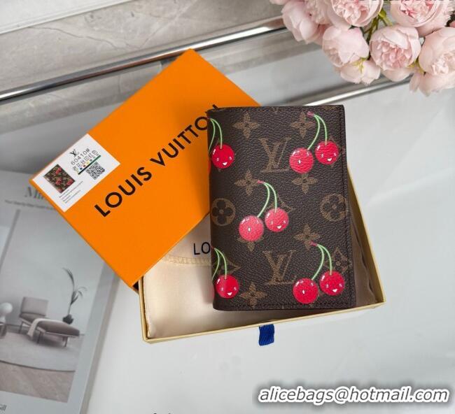 Trendy Design Louis Vuitton LV x TM Cerise Cherry Passport Cover M13424 2025